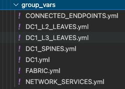 Figure: Ansible Group Variables